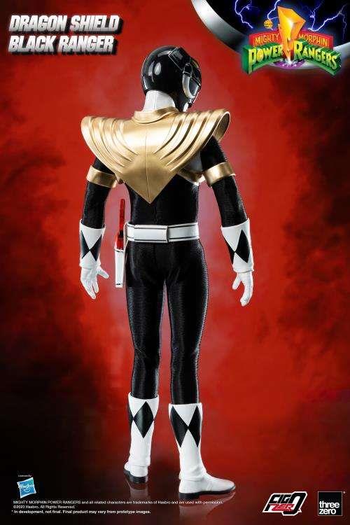 1/6 THREEZERO - MMPR DRAGON SHIELD BLACK RANGER