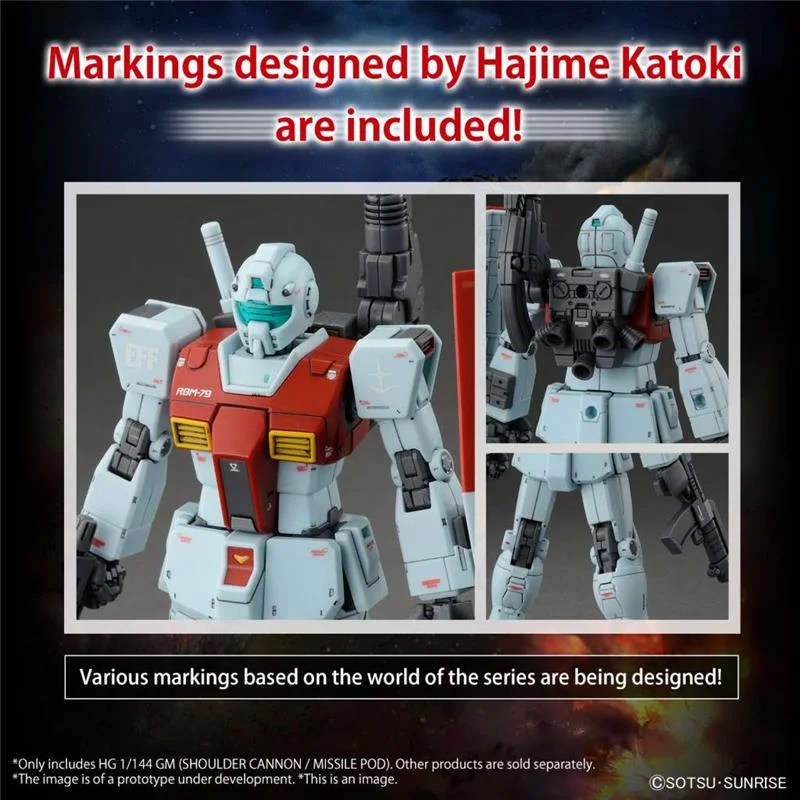 1/144 HG GM SHOULDER CANNON - MISSILE POD