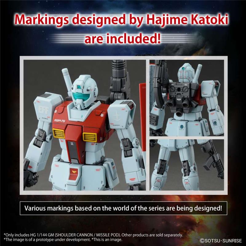 1/144 HG GM SHOULDER CANNON - MISSILE POD