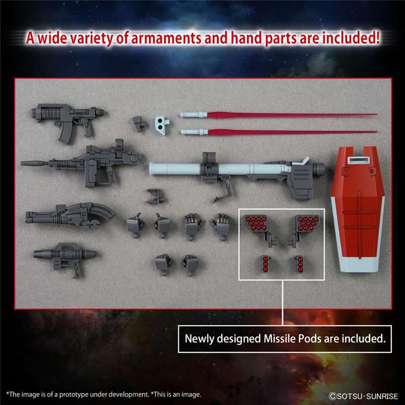 1/144 HG GM SHOULDER CANNON - MISSILE POD
