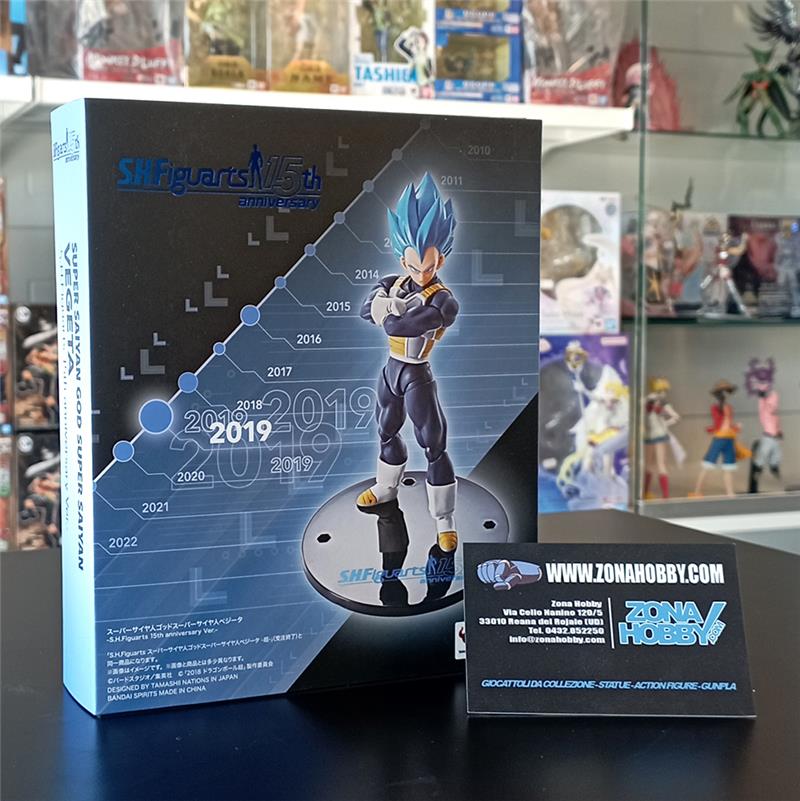 S.H. FIGUARTS - DRAGON BALL SUPER SS GOD SS VEGETA 15TH ANN