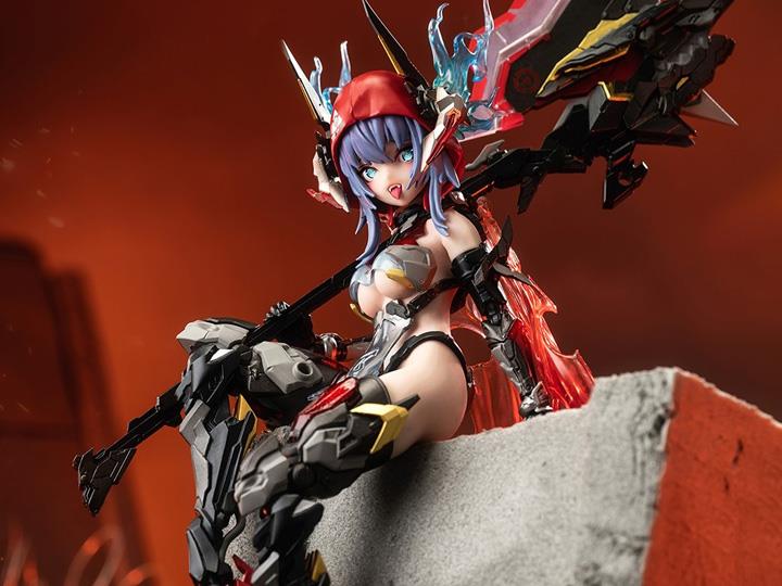 1/9 METAL MECHA GIRL - THUNDERBOLT BARBERA RED