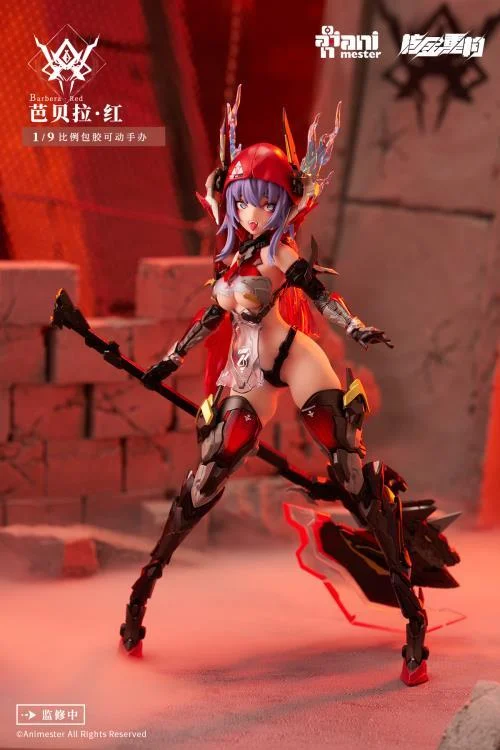 1/9 METAL MECHA GIRL - THUNDERBOLT BARBERA RED