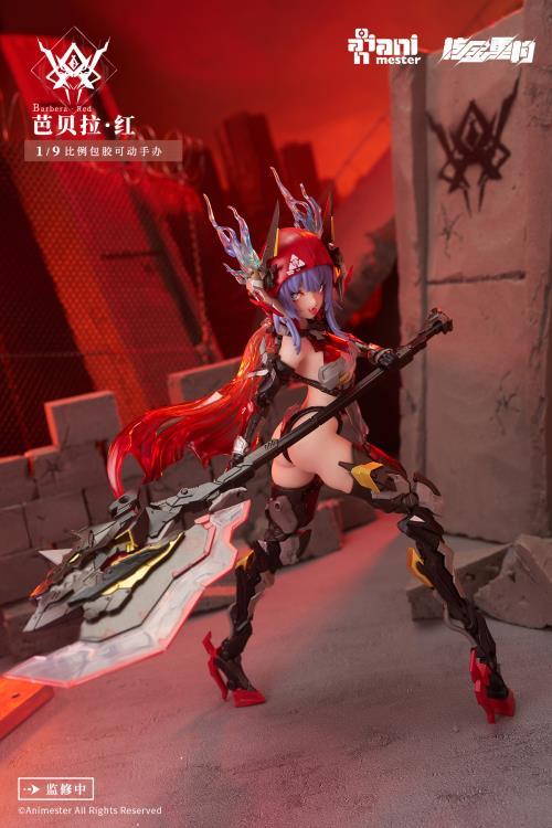 1/9 METAL MECHA GIRL - THUNDERBOLT BARBERA RED