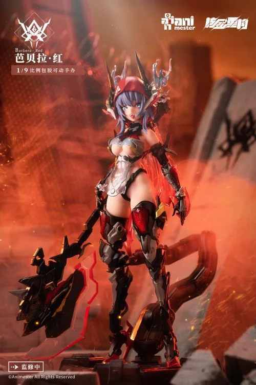 1/9 METAL MECHA GIRL - THUNDERBOLT BARBERA RED
