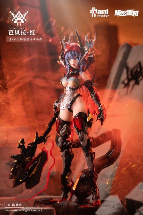 1/9 METAL MECHA GIRL - THUNDERBOLT BARBERA RED