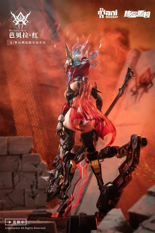 1/9 METAL MECHA GIRL - THUNDERBOLT BARBERA RED