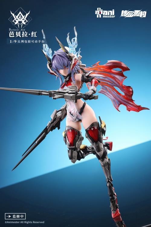 1/9 METAL MECHA GIRL - THUNDERBOLT BARBERA RED