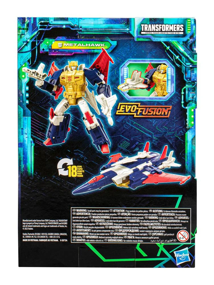 TRANSFORMERS GENERATIONS LEGACY EVOLUTION VOYAGER CLASS METALHAWK