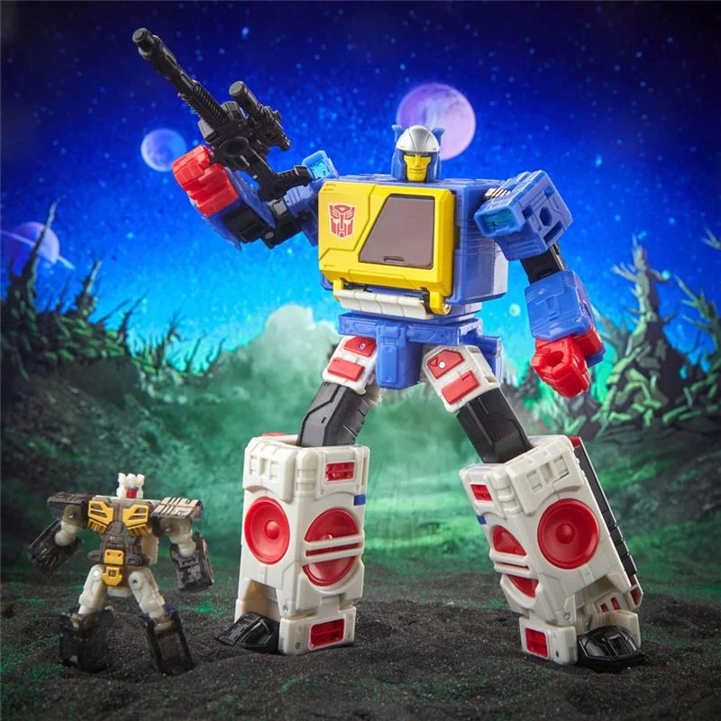 TRANSFORMERS GENERATIONS LEGACY EVOLUTION VOYAGER CLASS TWINCAST AND AUTOBOT REWIND