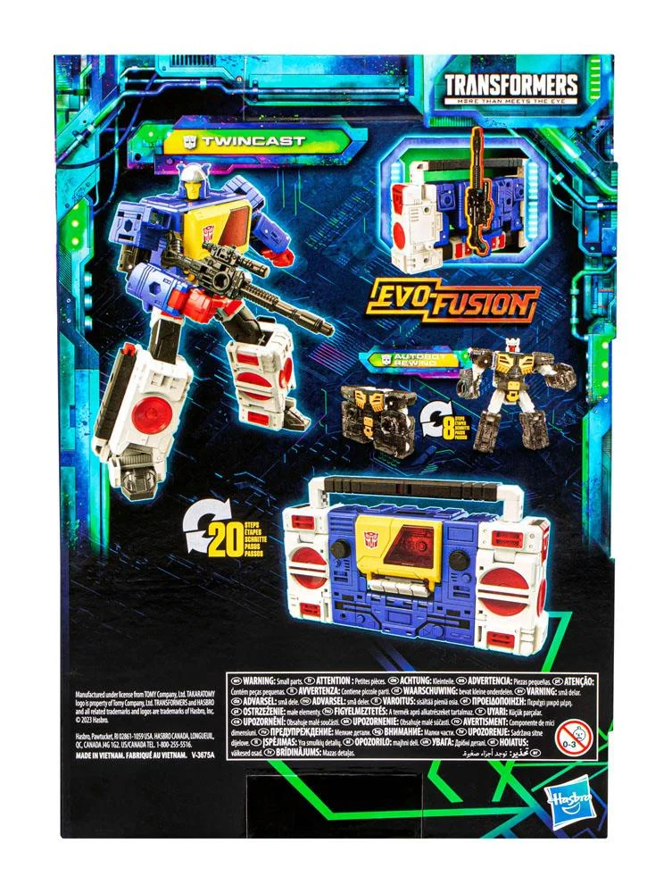 TRANSFORMERS GENERATIONS LEGACY EVOLUTION VOYAGER CLASS TWINCAST AND AUTOBOT REWIND