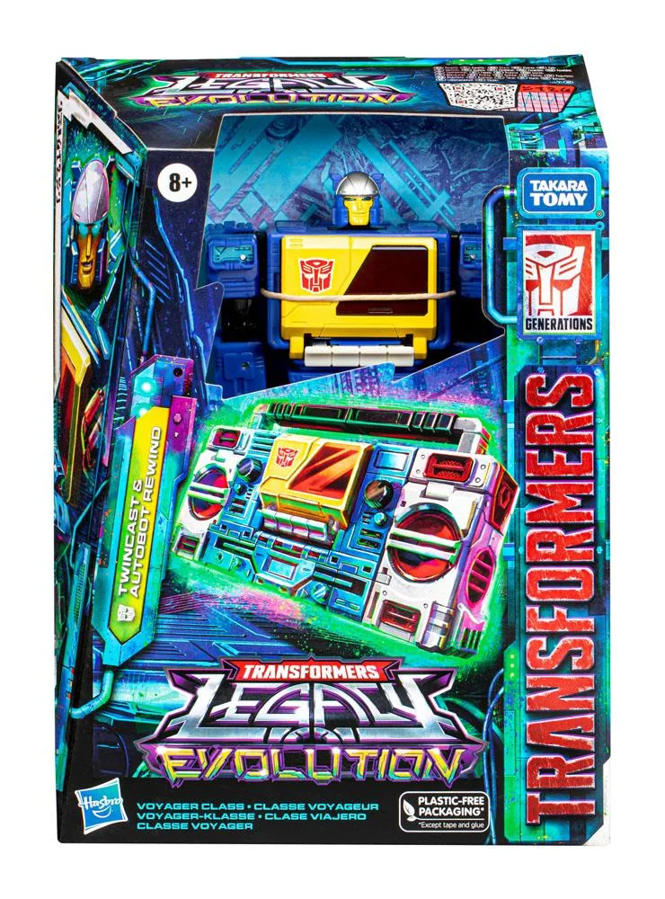 TRANSFORMERS GENERATIONS LEGACY EVOLUTION VOYAGER CLASS TWINCAST AND AUTOBOT REWIND
