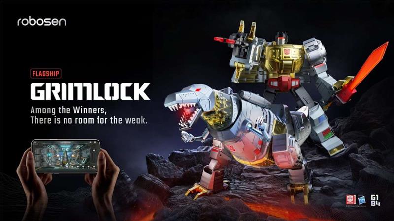 TRANSFORMERS GRIMLOCK ROBOSEN FLAGSHIP ROBOT