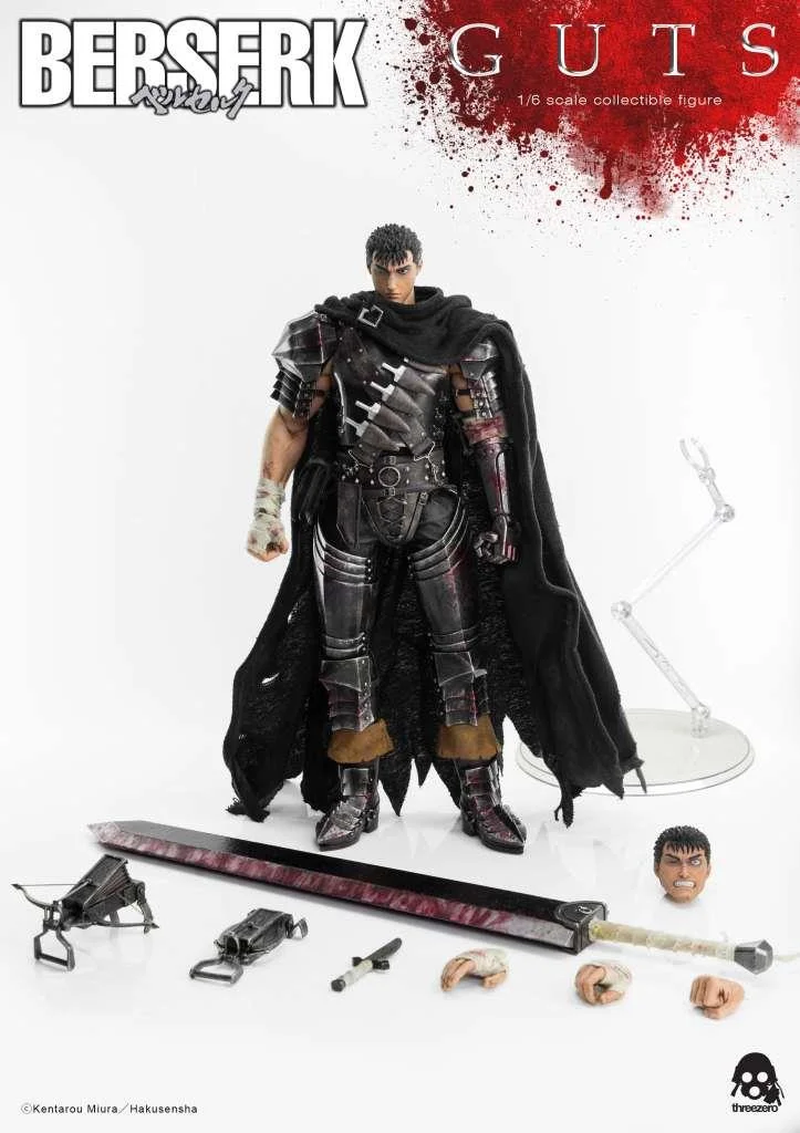 1/6 THREEZERO - BERSERK GUTS BLACK SWORDMAN