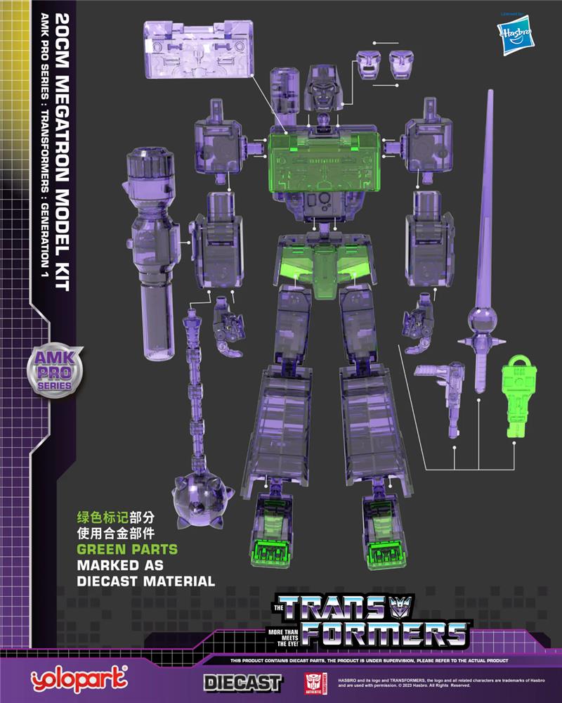 TRANSFORMERS G1: MEGATRON ADVANCED MODEL KIT