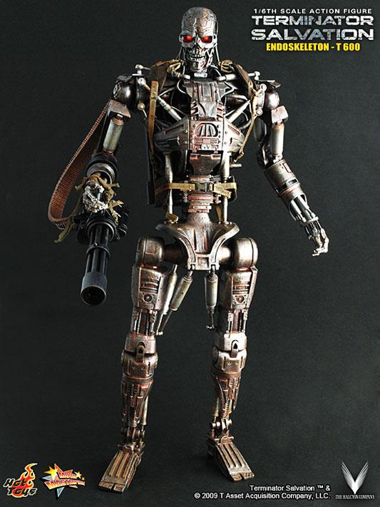 1/6 HOT TOYS - TERMINATOR SALVATION ENDOSKELETON T-600