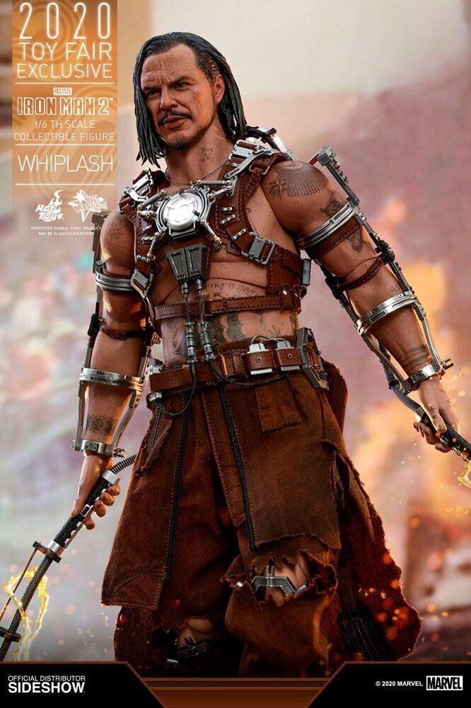 1/6 HOT TOYS - IRON MAN 2 - WHIPLASH EXCL. (LEGGERE DESCRIZIONE)