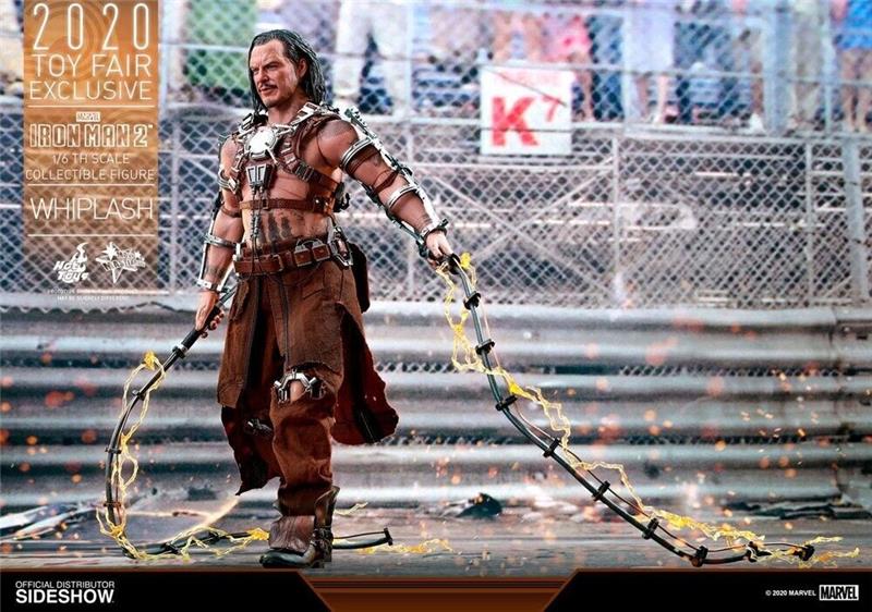 1/6 HOT TOYS - IRON MAN 2 - WHIPLASH EXCL. (LEGGERE DESCRIZIONE)