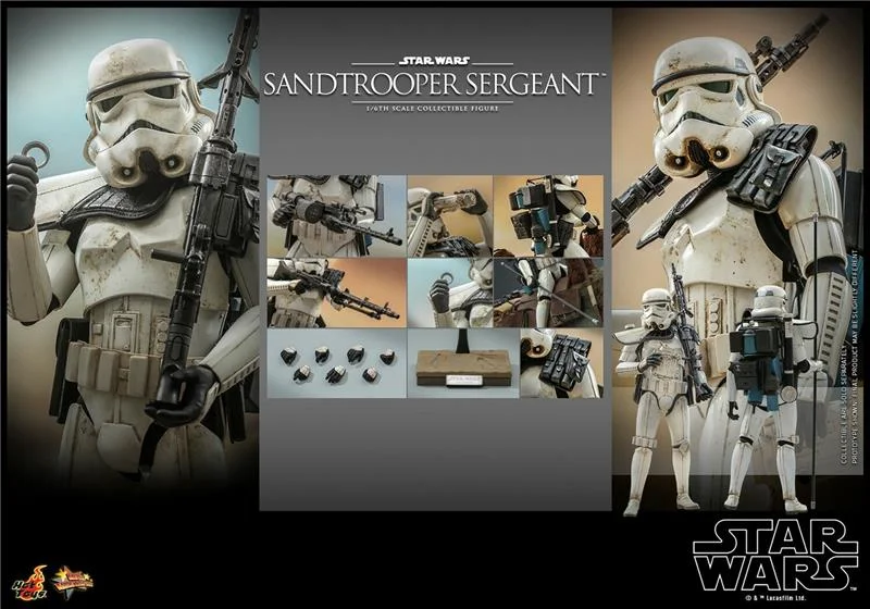 1/6 HOT TOYS - STAR WARS: A NEW HOPE - SANDTROOPER SERGEANT