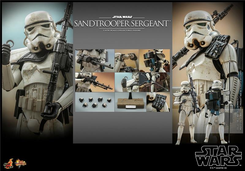 1/6 HOT TOYS - STAR WARS: A NEW HOPE - SANDTROOPER SERGEANT