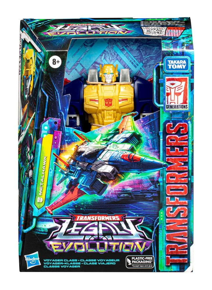 TRANSFORMERS GENERATIONS LEGACY EVOLUTION VOYAGER CLASS METALHAWK