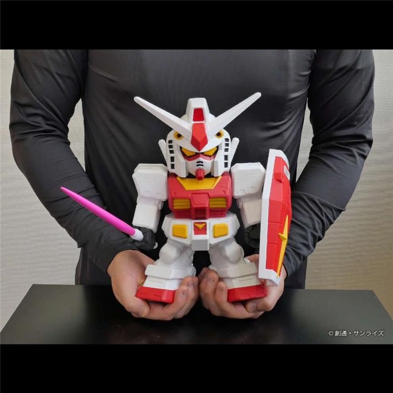JUMBO SOFVI FIGURE SD GUNDAM RX-78-2P COLOR VER