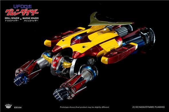 KING ARTS GRENDIZER DRILL SPAZER E MARINE SPAZER (NO BATTERIE) (RESTOCK 2024)