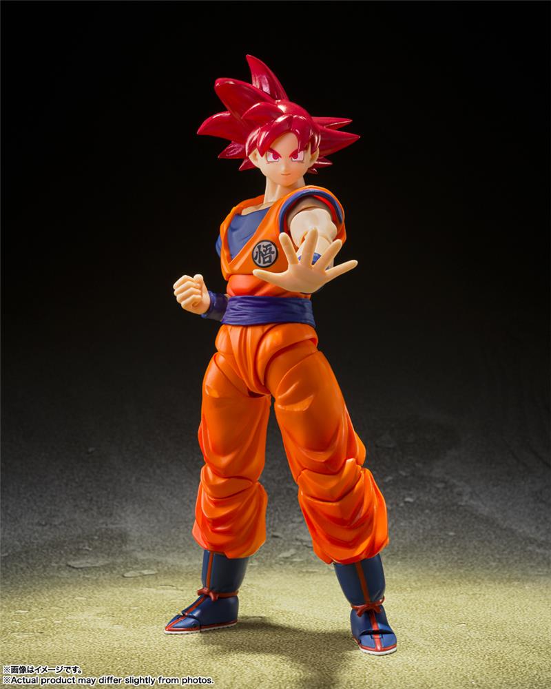 S.H. FIGUARTS - DRAGON BALL SUPER - SUPER SAIYAN GOD SON GOKU (SAIYAN GOD OF VIRTUE)