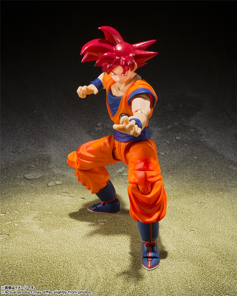 S.H. FIGUARTS - DRAGON BALL SUPER - SUPER SAIYAN GOD SON GOKU (SAIYAN GOD OF VIRTUE)
