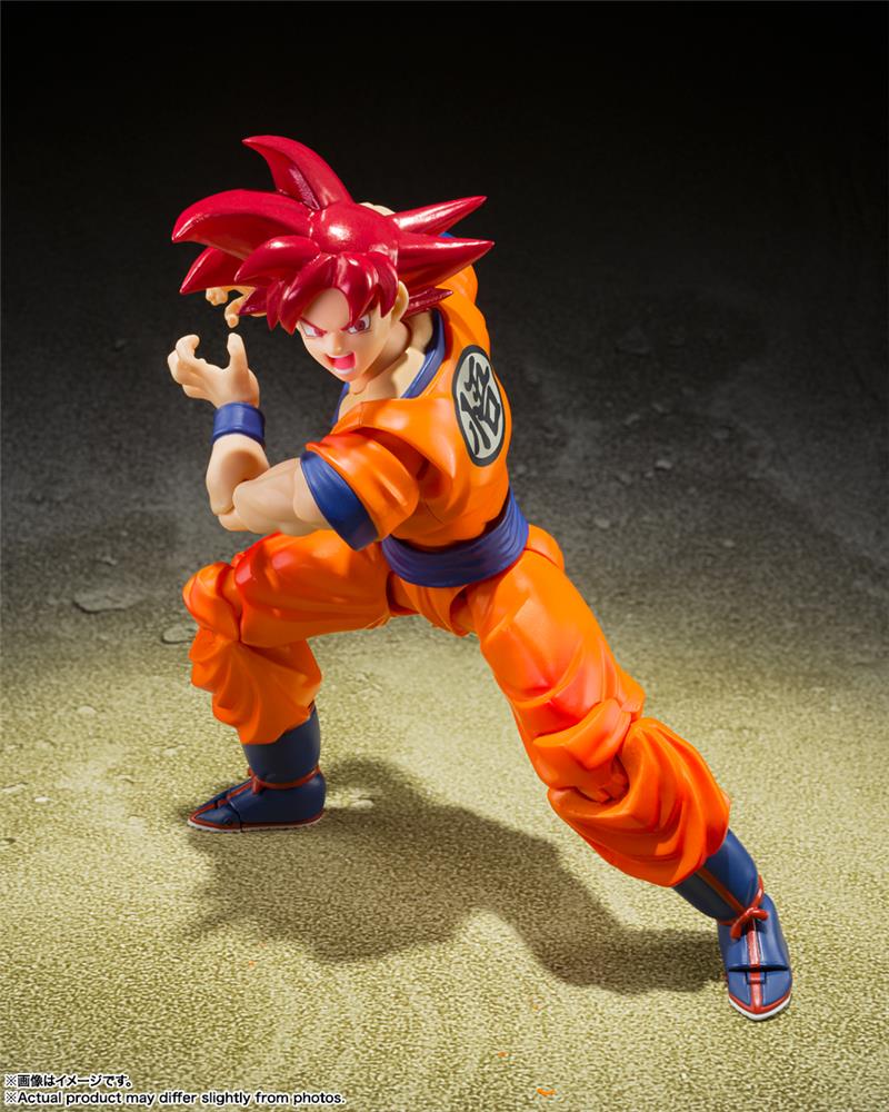 S.H. FIGUARTS - DRAGON BALL SUPER - SUPER SAIYAN GOD SON GOKU (SAIYAN GOD OF VIRTUE)