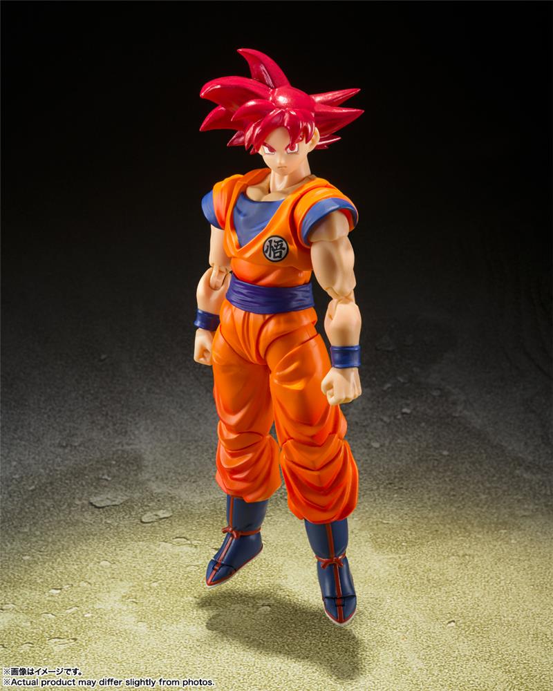 S.H. FIGUARTS - DRAGON BALL SUPER - SUPER SAIYAN GOD SON GOKU (SAIYAN GOD OF VIRTUE)