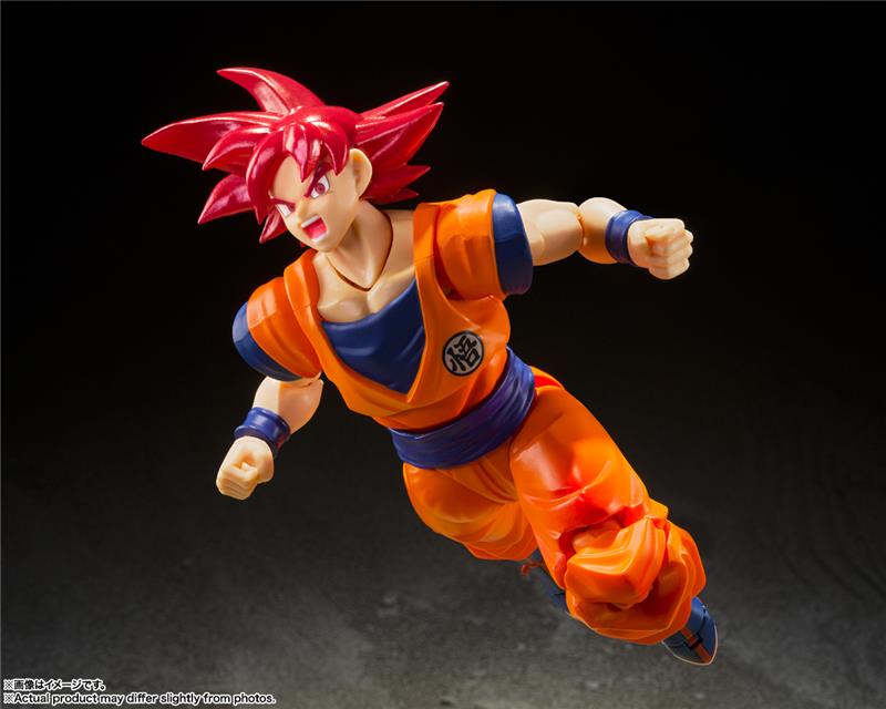 S.H. FIGUARTS - DRAGON BALL SUPER - SUPER SAIYAN GOD SON GOKU (SAIYAN GOD OF VIRTUE)