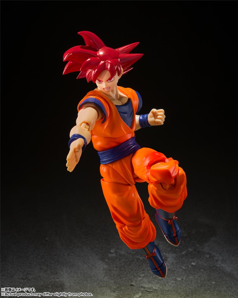 S.H. FIGUARTS - DRAGON BALL SUPER - SUPER SAIYAN GOD SON GOKU (SAIYAN GOD OF VIRTUE)