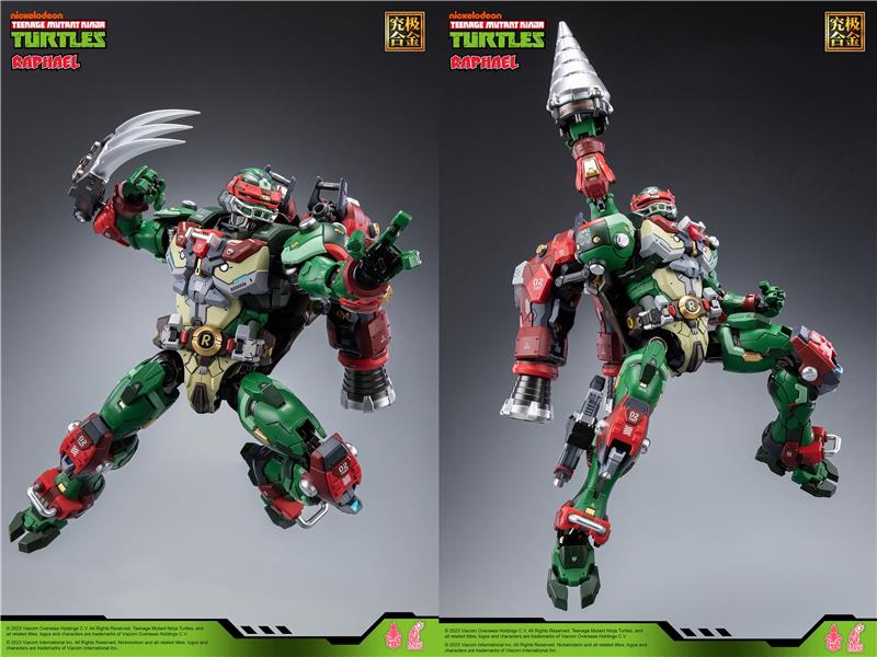 TMNT HB0013 ALLOY MECHA NINJA TURTLES RAFFAELLO