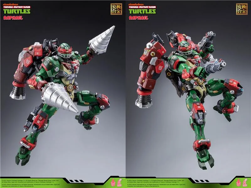 TMNT HB0013 ALLOY MECHA NINJA TURTLES RAFFAELLO