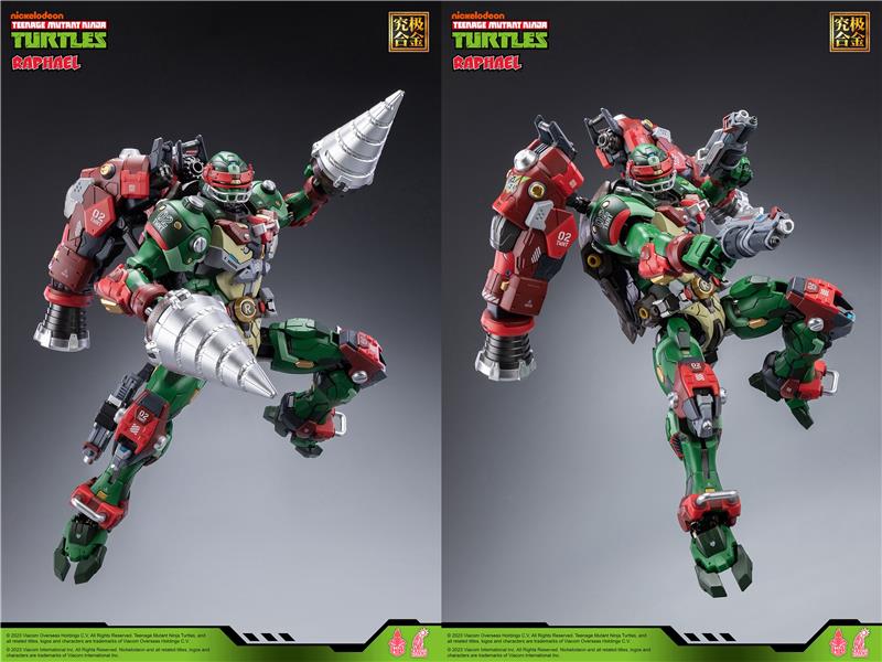 TMNT HB0013 ALLOY MECHA NINJA TURTLES RAFFAELLO