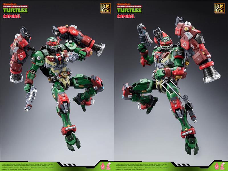 TMNT HB0013 ALLOY MECHA NINJA TURTLES RAFFAELLO
