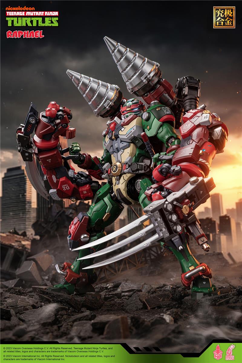 TMNT HB0013 ALLOY MECHA NINJA TURTLES RAFFAELLO