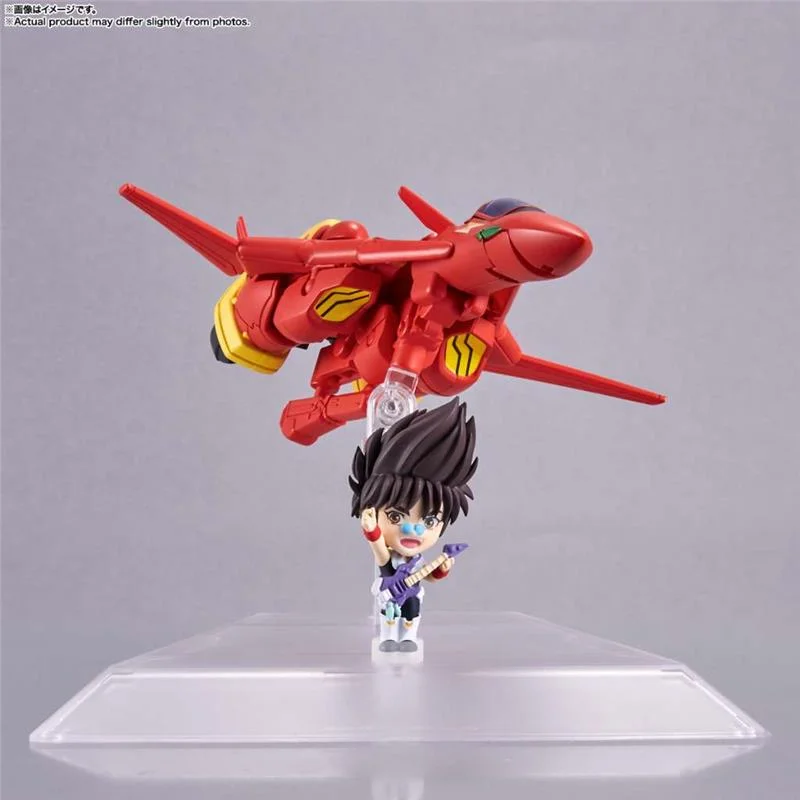 TINY SESSION - MACROSS 7 VF-19 CUSTOM FIRE VALKYRIE WITH BASARA NEKKI