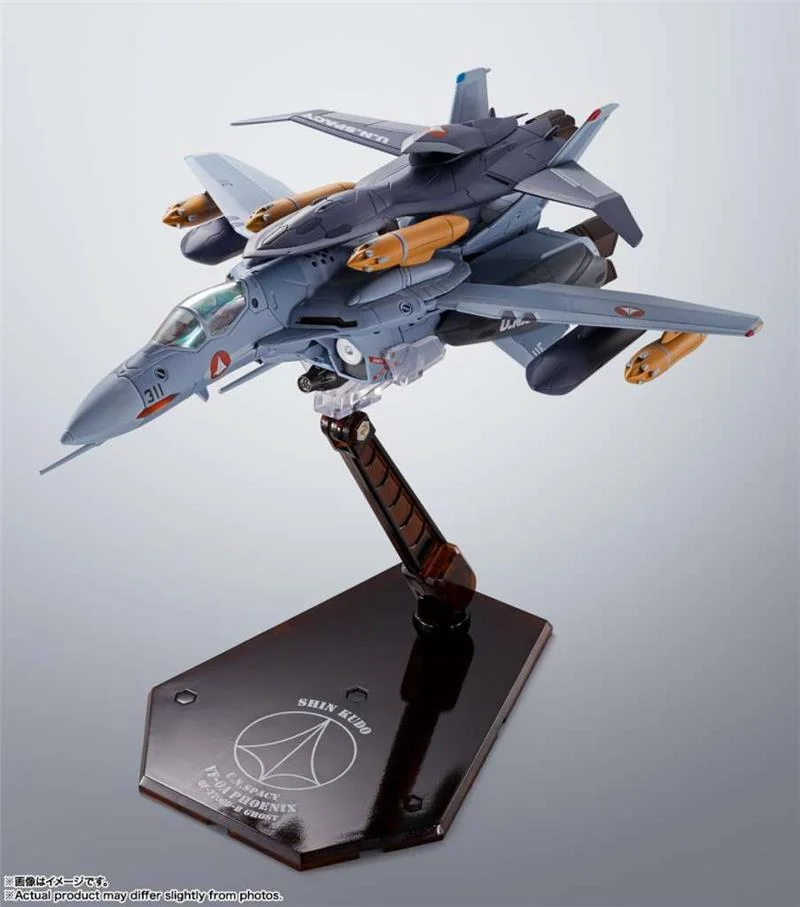 HI-METAL-R - MACROSS VF-0A PHOENIX(SHIN KUDO USE) & QF-2200D-B GHOST