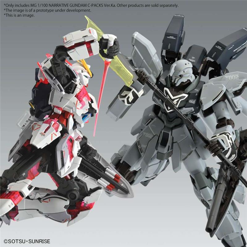 1/100 MG GUNDAM NARRATIVE C-PACKS VER KA