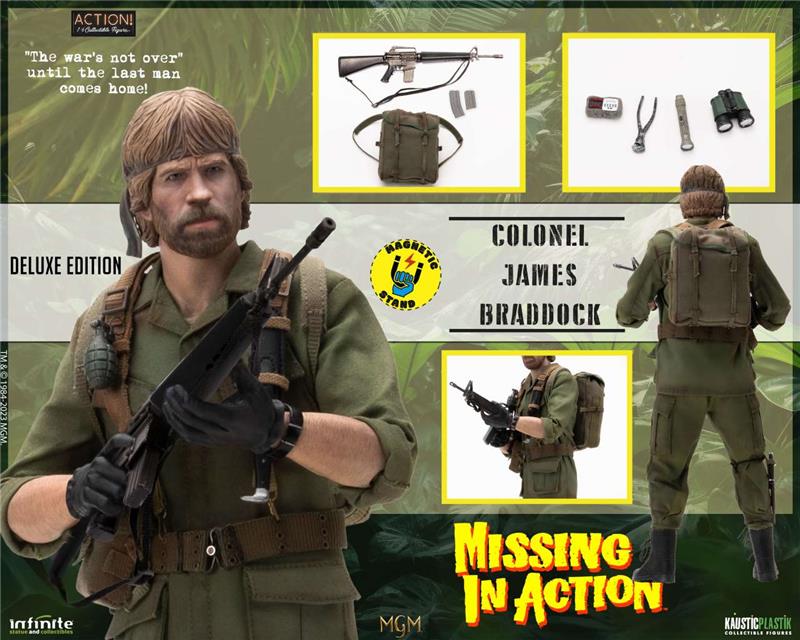 1/6 ACTION FIGURE - MISSING IN ACTION COLONEL JAMES BRADDOCK DELUXE EDITION