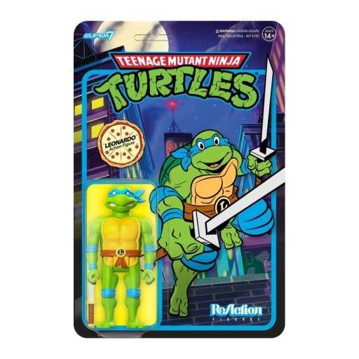 TEENAGE MUTANT NINJA TURTLES REACTION FIGURE W7 - LEONARDO TOON