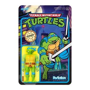 TEENAGE MUTANT NINJA TURTLES REACTION FIGURE W7 - LEONARDO TOON