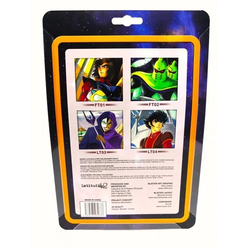 UFO ROBOT GOLDRAKE LT03 BARONE ASHURA DANSHAKU MAZINGA Z MINI VINTAGE FIGURE 12CM