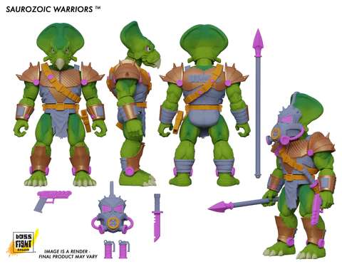 SAUROZOIC WARRIORS CERATOPSIAN GUARD