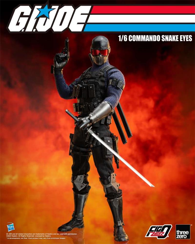 1/6 THREEZERO - G.I. JOE COMMANDO SNAKE EYES