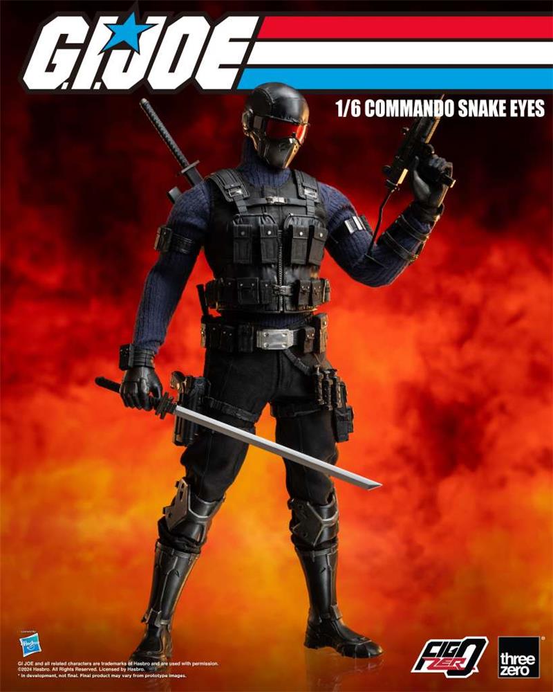 1/6 THREEZERO - G.I. JOE COMMANDO SNAKE EYES