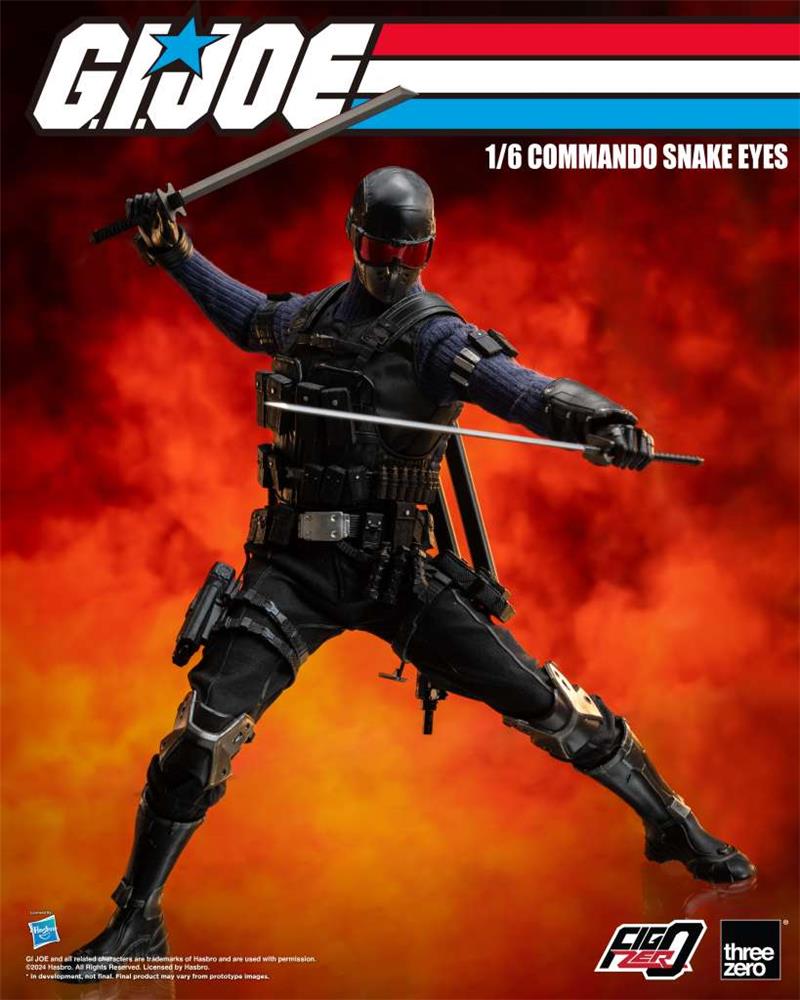 1/6 THREEZERO - G.I. JOE COMMANDO SNAKE EYES