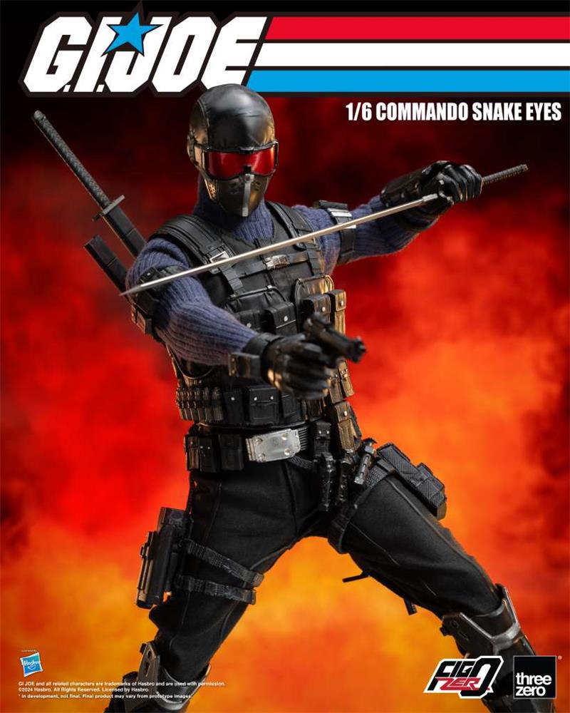 1/6 THREEZERO - G.I. JOE COMMANDO SNAKE EYES